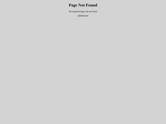 not_found screenshot
