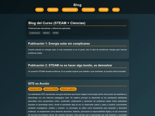 blog screenshot