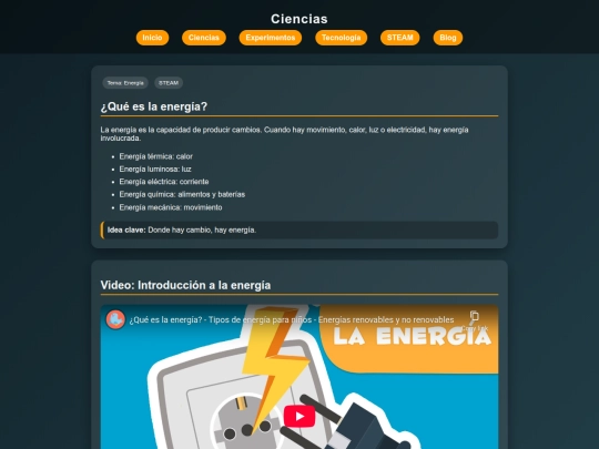 ciencias screenshot