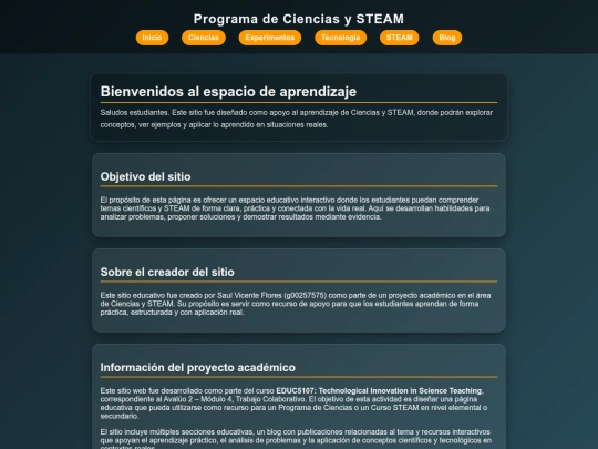 index screenshot