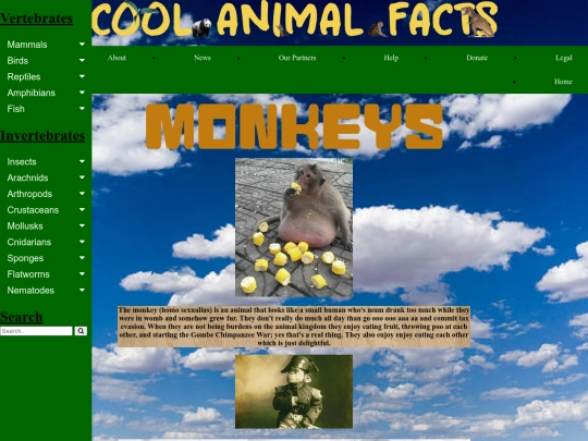 Animals/monkeys screenshot