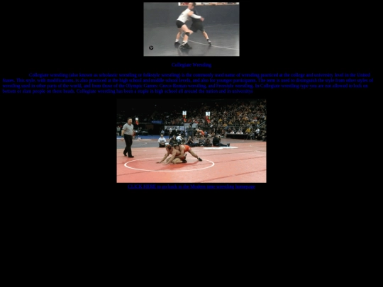 digportpk/modernwrestling/collegiatewrestling screenshot