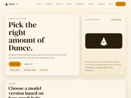 products screenshot