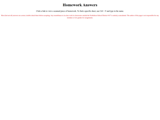 school/homework screenshot