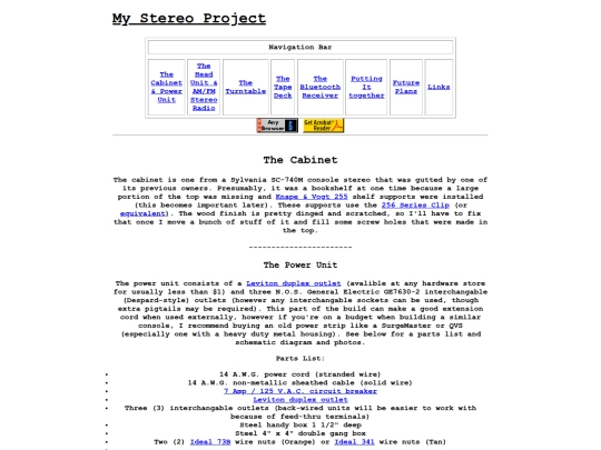 stereo screenshot