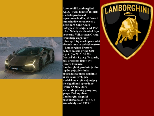 Lamborghini screenshot