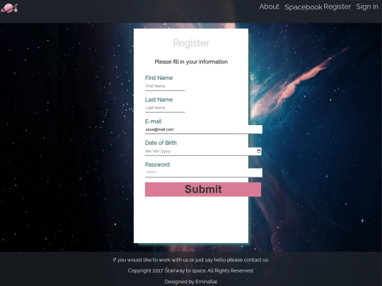 register screenshot