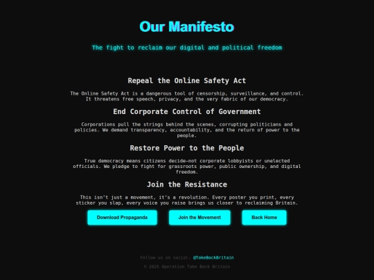 manifesto screenshot