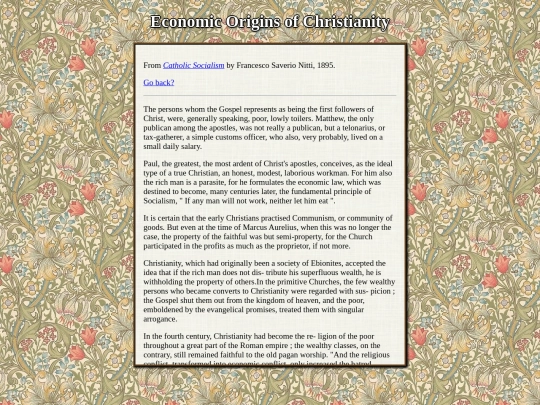 religion/economicorigins screenshot