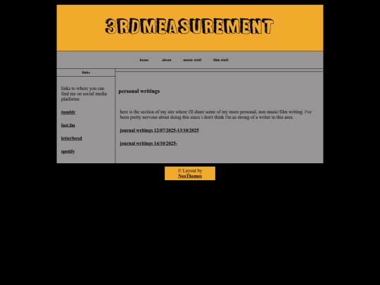 personalwritings screenshot