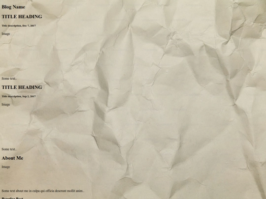 BLOG screenshot
