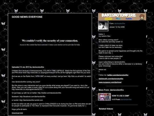 dan vid players/goodnews screenshot