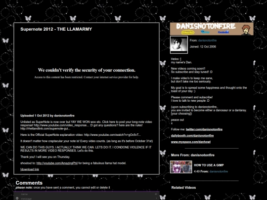 dan vid players/llamarmy screenshot