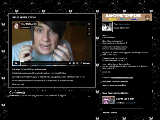 dan vid players/selfmutilation screenshot