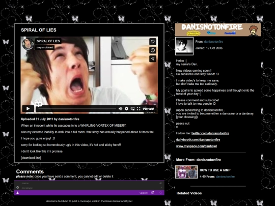 dan vid players/spiraloflies screenshot