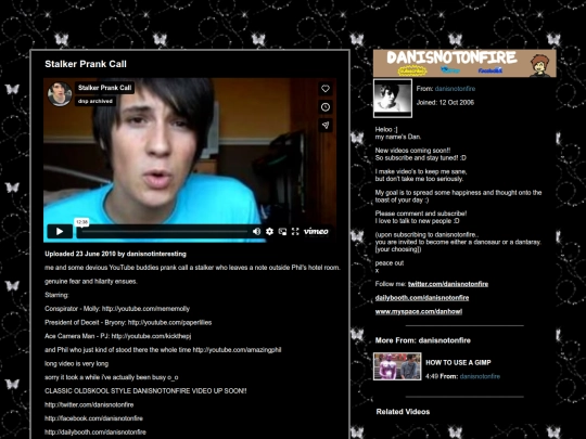 dan vid players/stalkerprankcall screenshot