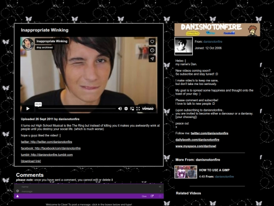 dan vid players/winking screenshot