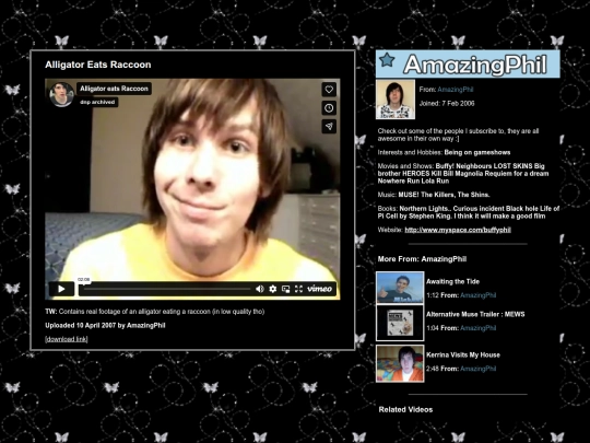 phil vid players/alligator screenshot