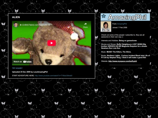 phil vid players/christmasadventure/alien screenshot