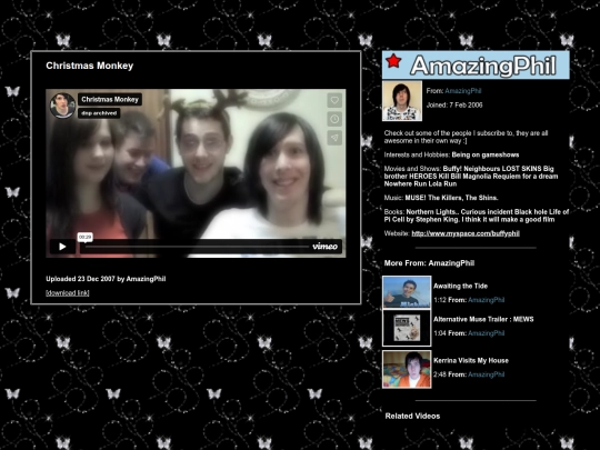 phil vid players/christmasmonkey screenshot