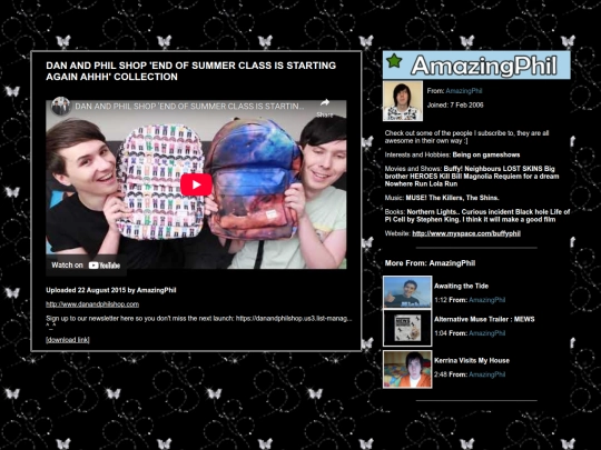 phil vid players/endofsummer screenshot