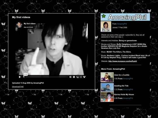 phil vid players/firstvideos screenshot