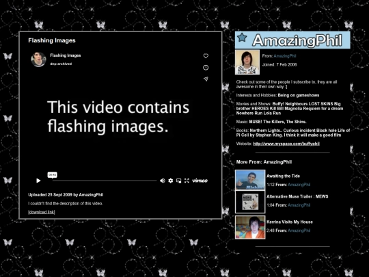 phil vid players/flashingimages screenshot