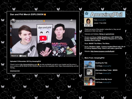 phil vid players/merchexplosion screenshot