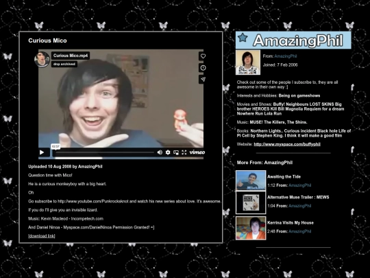 phil vid players/mico screenshot