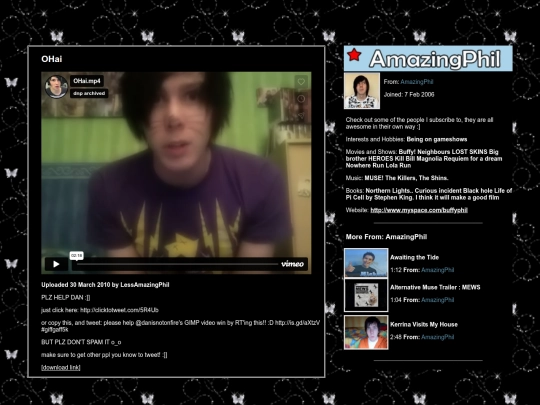 phil vid players/ohai screenshot