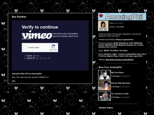 phil vid players/seapanther screenshot
