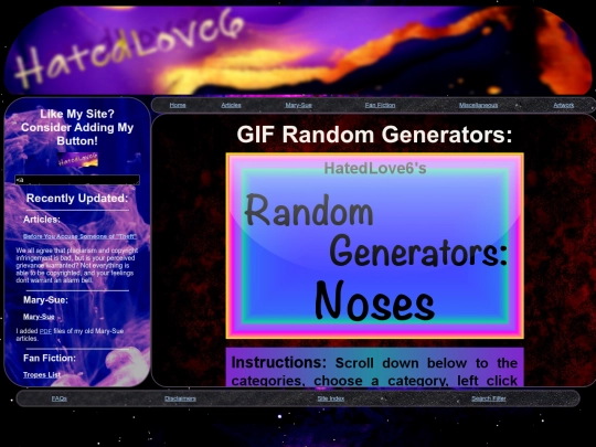 Miscellaneous/Random Generators/GIF Generators/Nose/GIFNose screenshot