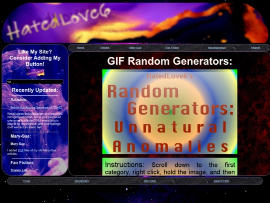 Miscellaneous/Random Generators/GIF Generators/UnnaturalAnomalies/GIFUNA screenshot