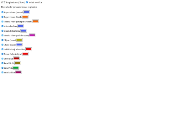 Left 4 Dead/V2.0 Generador de AutoExec.cfg/ResplandoresGlowing screenshot