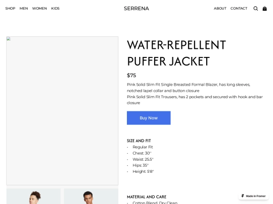 water-repellent-puffer-jacket screenshot