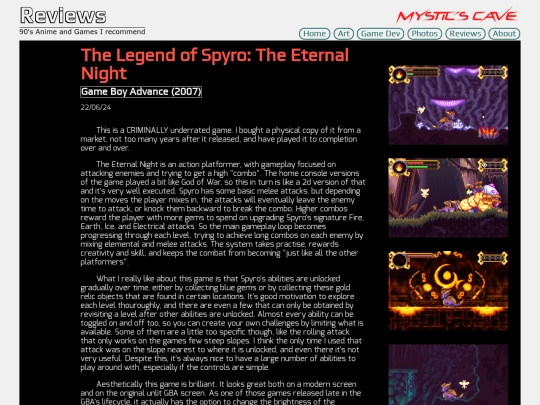 reviews/spyrogba screenshot