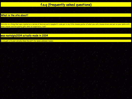 faq screenshot
