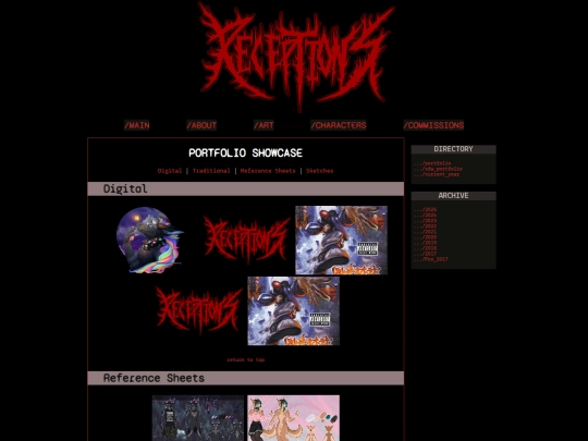 art/portfolio screenshot