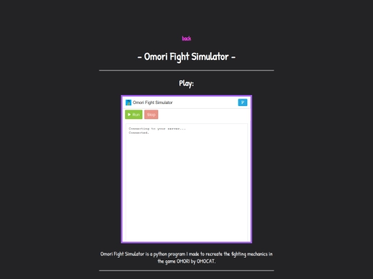 omorifightsimulator screenshot