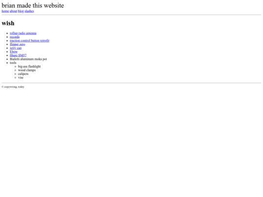wish screenshot