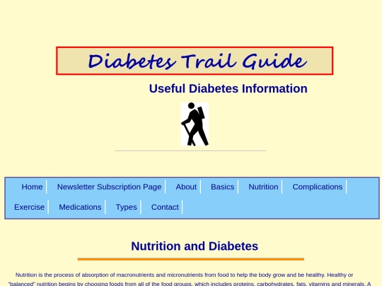 nutrition screenshot