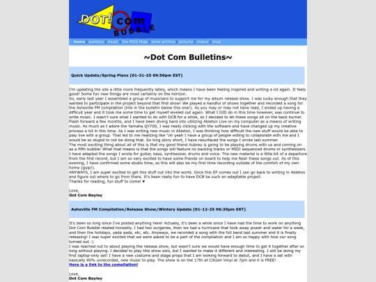 bulletins screenshot