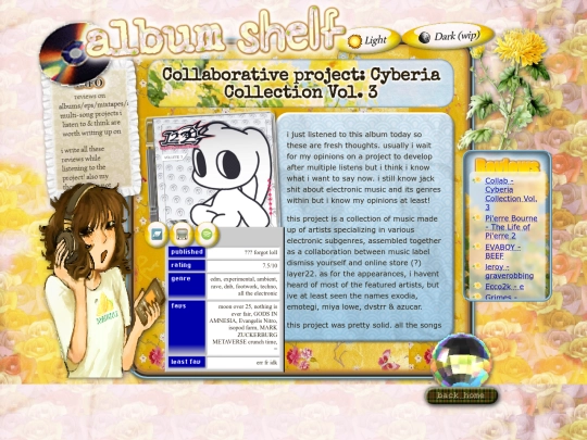 albums screenshot