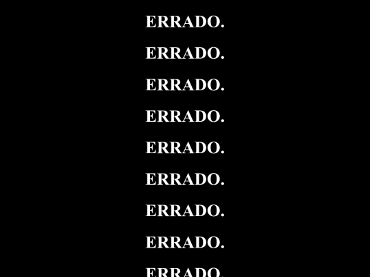 error screenshot