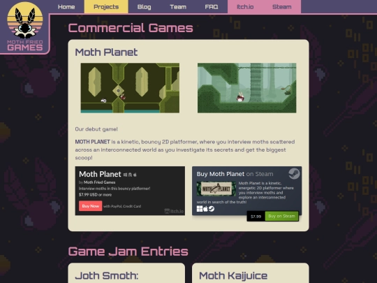 projects screenshot