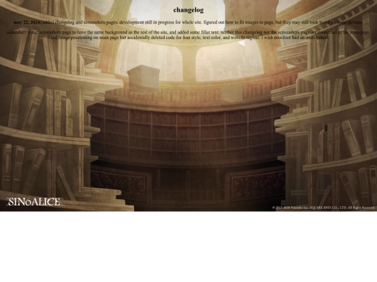 changelog screenshot