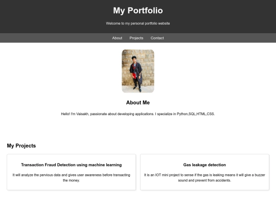 Portfo/port screenshot