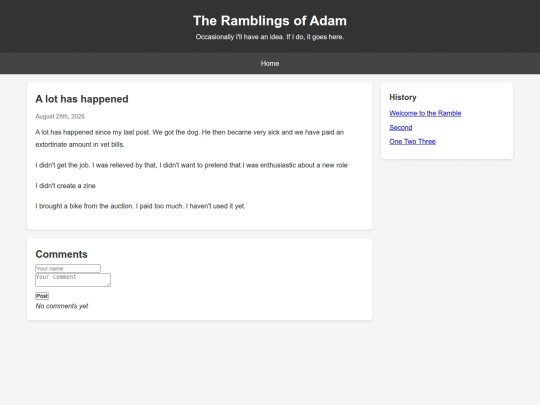 Ramble screenshot