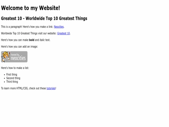 index screenshot