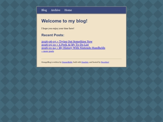 blog screenshot